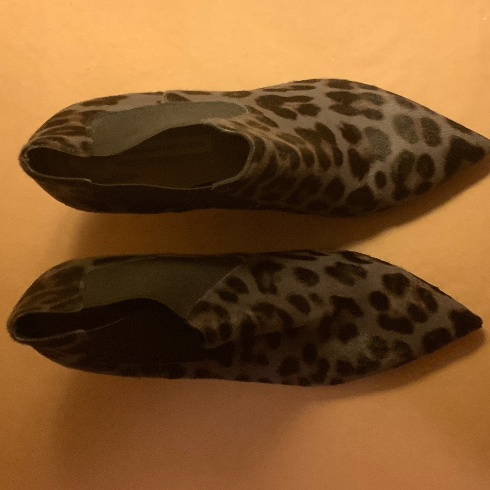 Diane Von Furstenberg Leopard Print Flats
